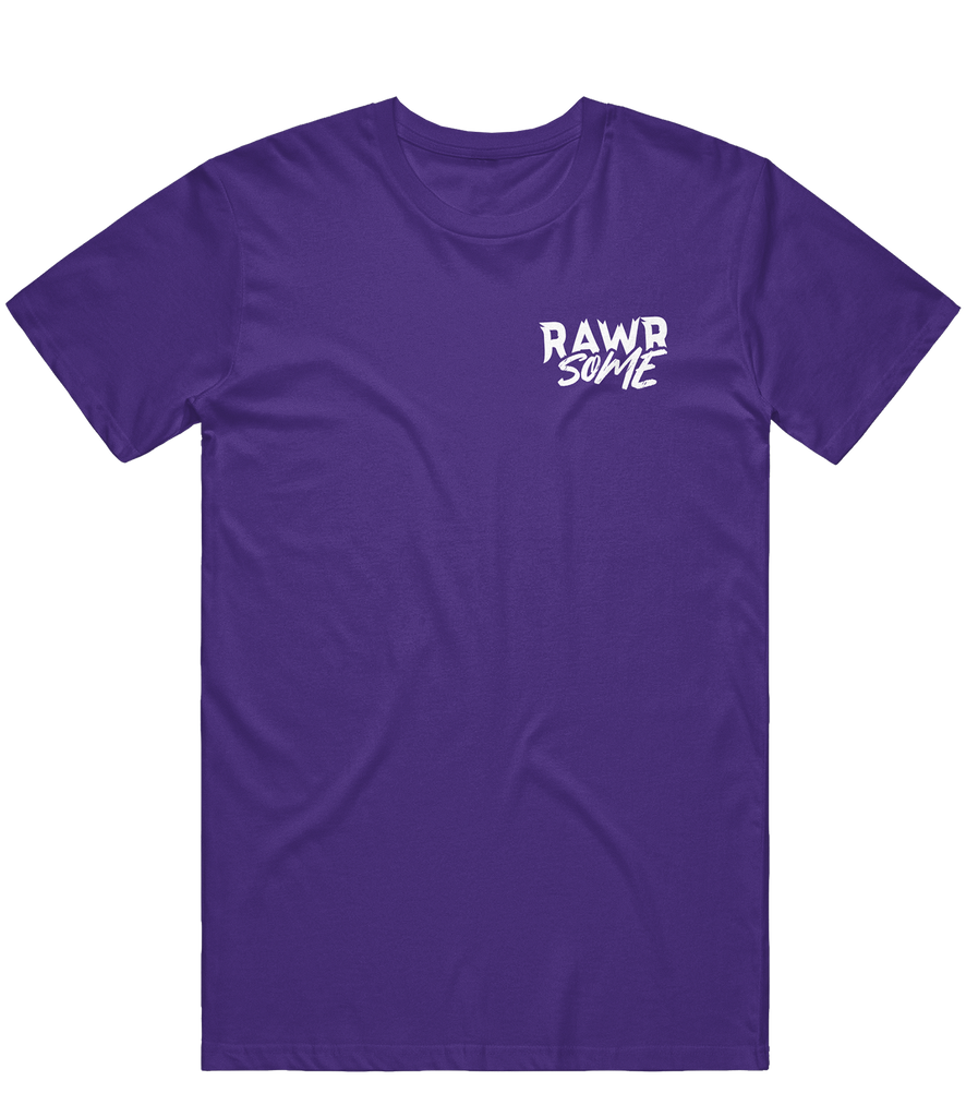 Rawr "RAWRSOME" Tee - Purple