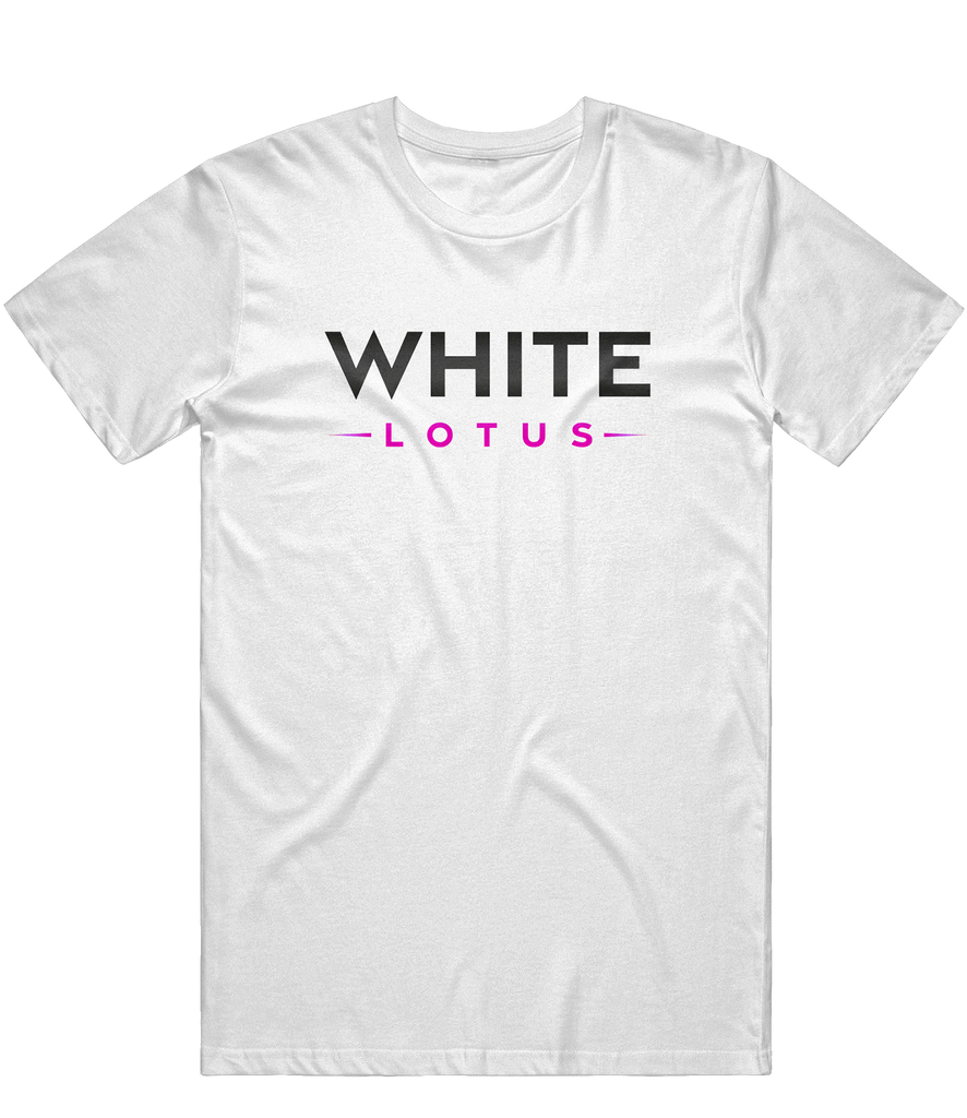 White Lotus Text Tee - White