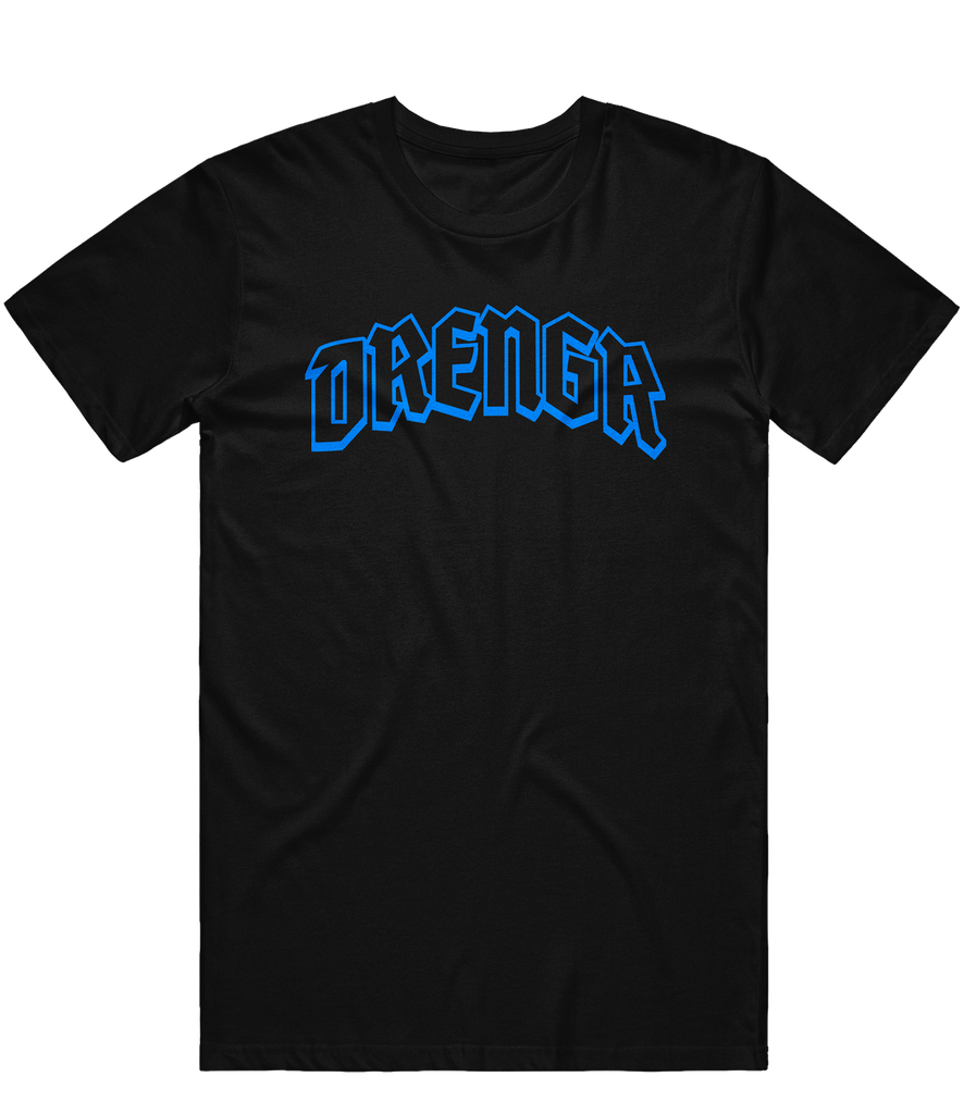 Drengr Text Tee - Black