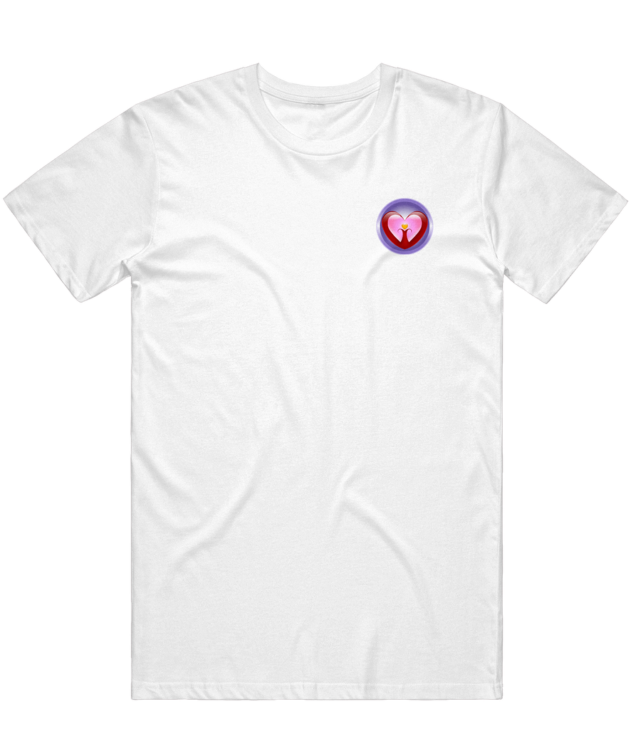 Gentle Hearts Gaming Icon Tee - White