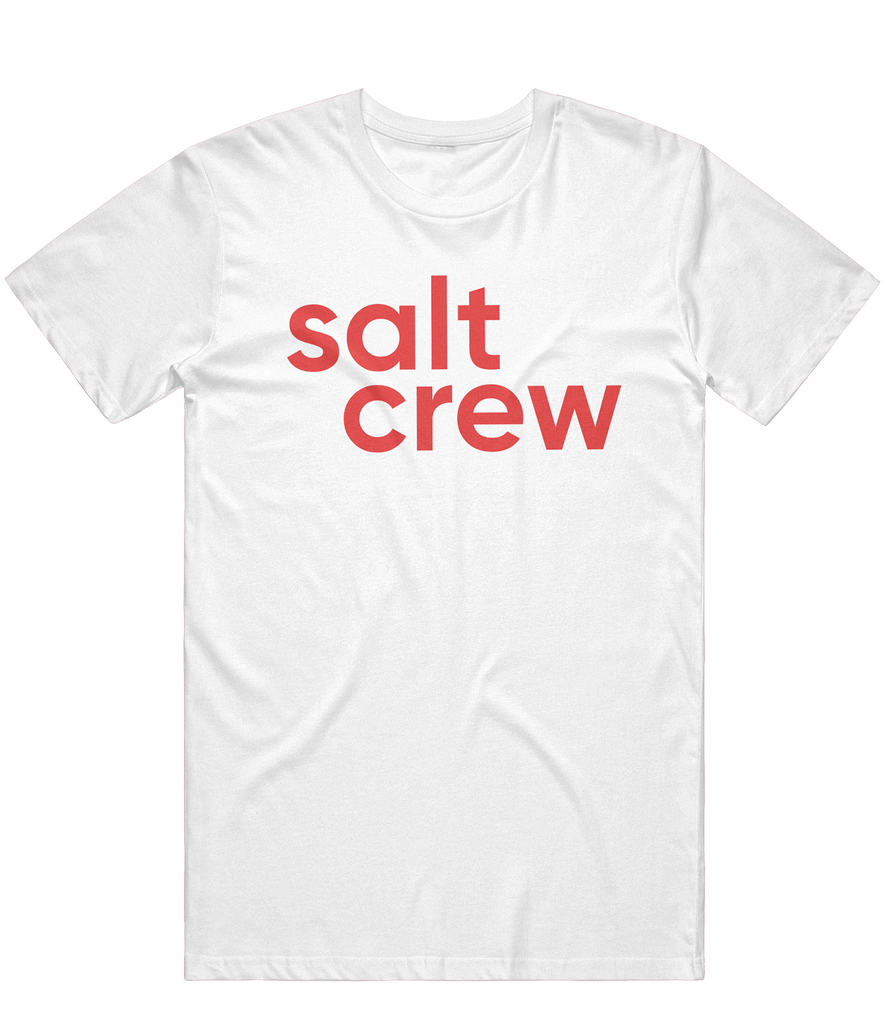 Saltcrew Text Tee - White