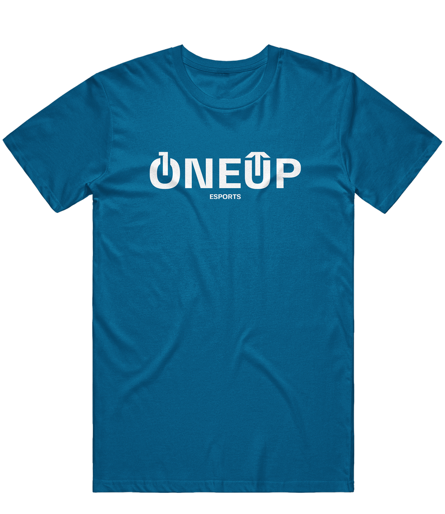 OneUp Text Tee - Blue