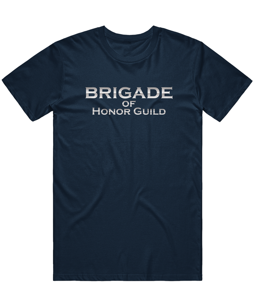 Brigade of Honor Text Tee - Navy