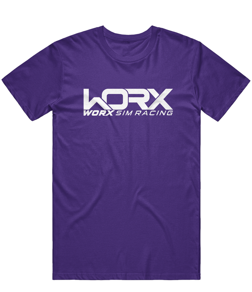 WORX Text Tee - Purple