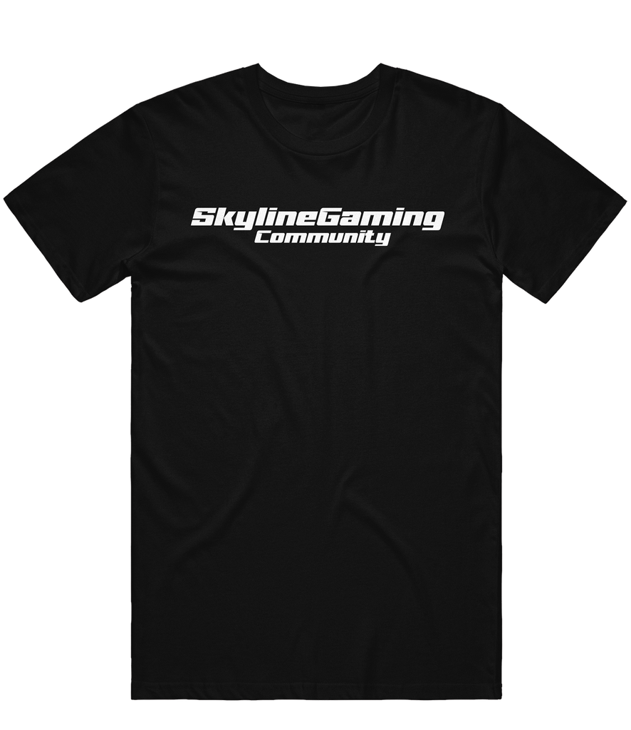 Skyline Gaming Community Text Tee - Black