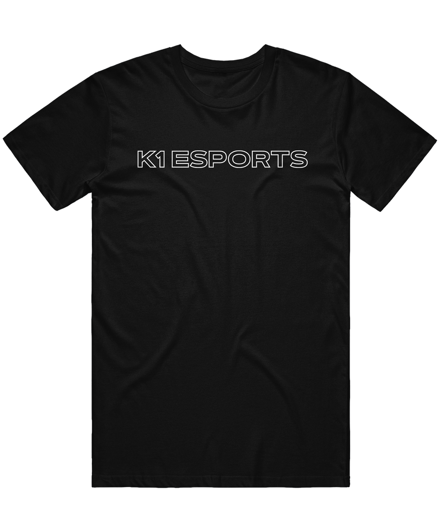 K1 Esports Text Tee - Black