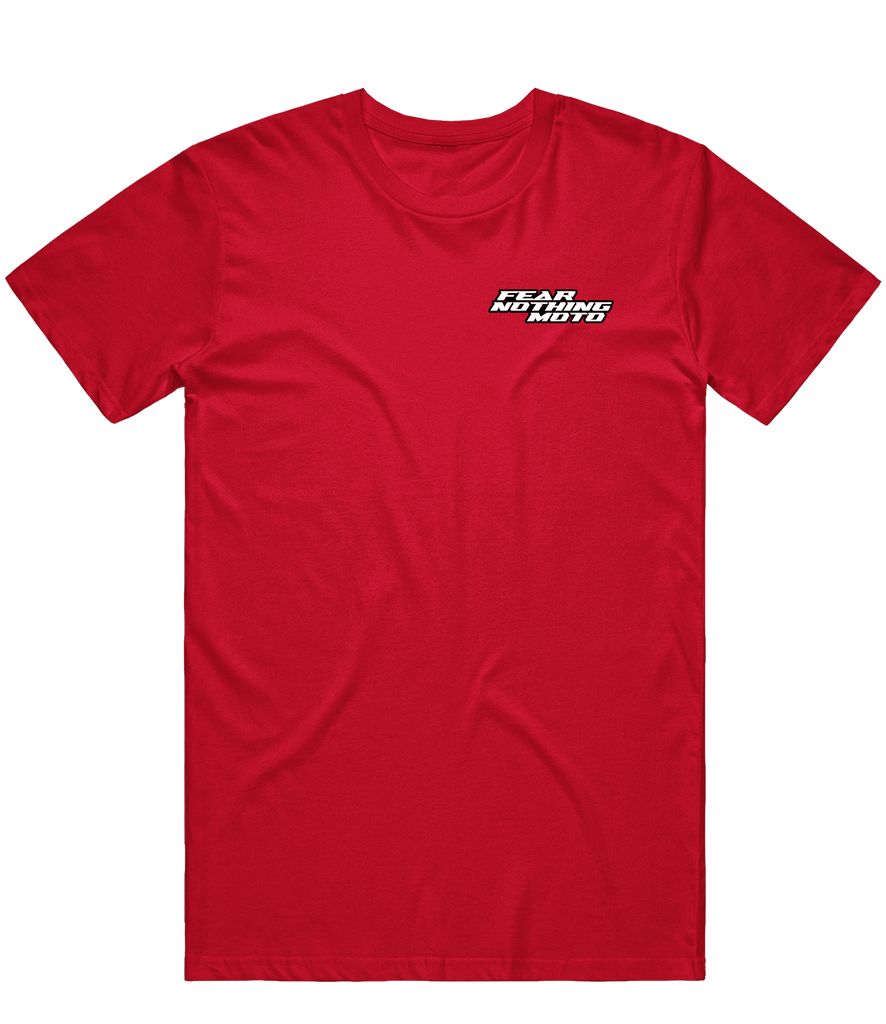 Fear Nothing Moto Icon Tee - Red