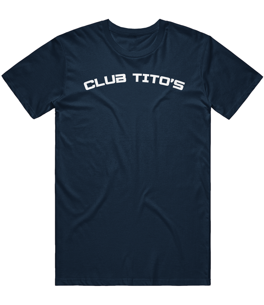 Club Tito's Text Tee - Navy
