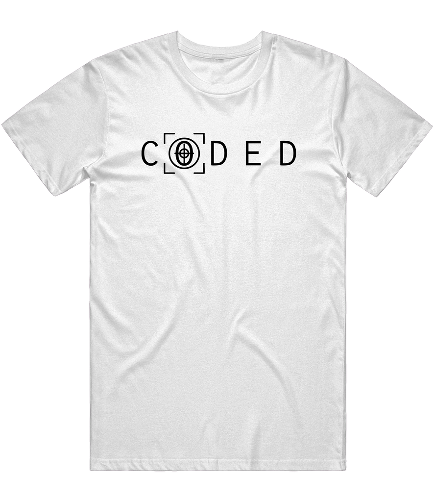 Team CODED Text Tee - White