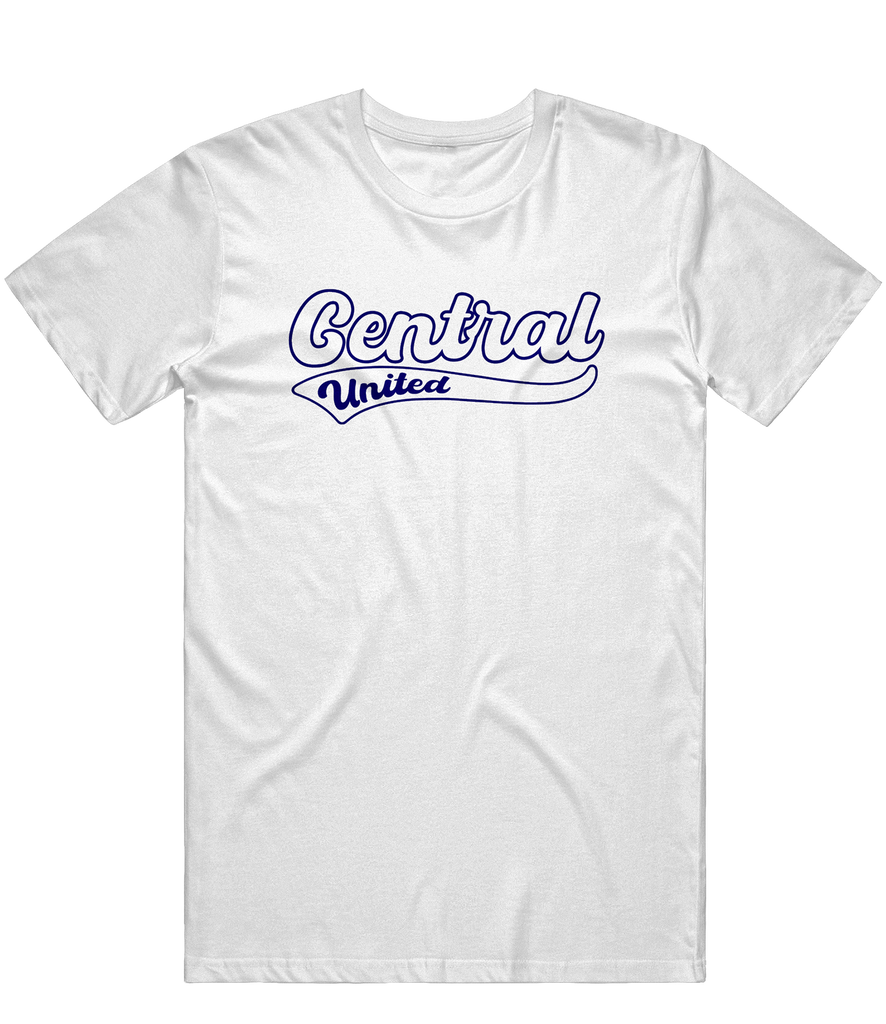 Central United Motorsport Text Tee - White