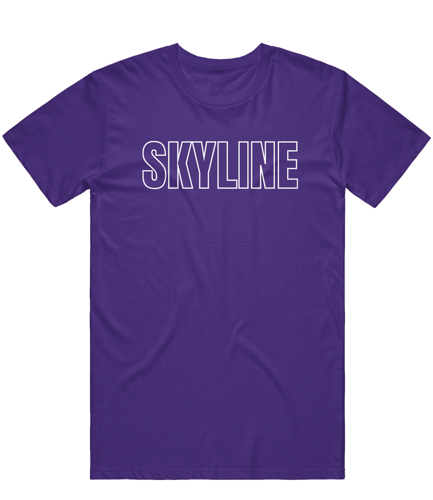 SkylineGG Text Tee - Purple