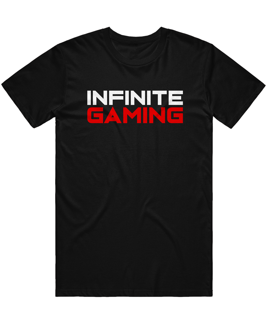 Infinite Gaming Text Tee - Black