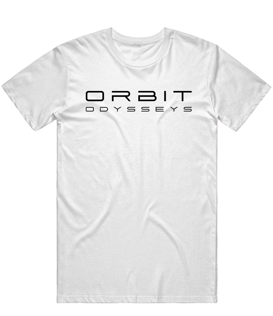 Orbit Odysseys Text Tee - White
