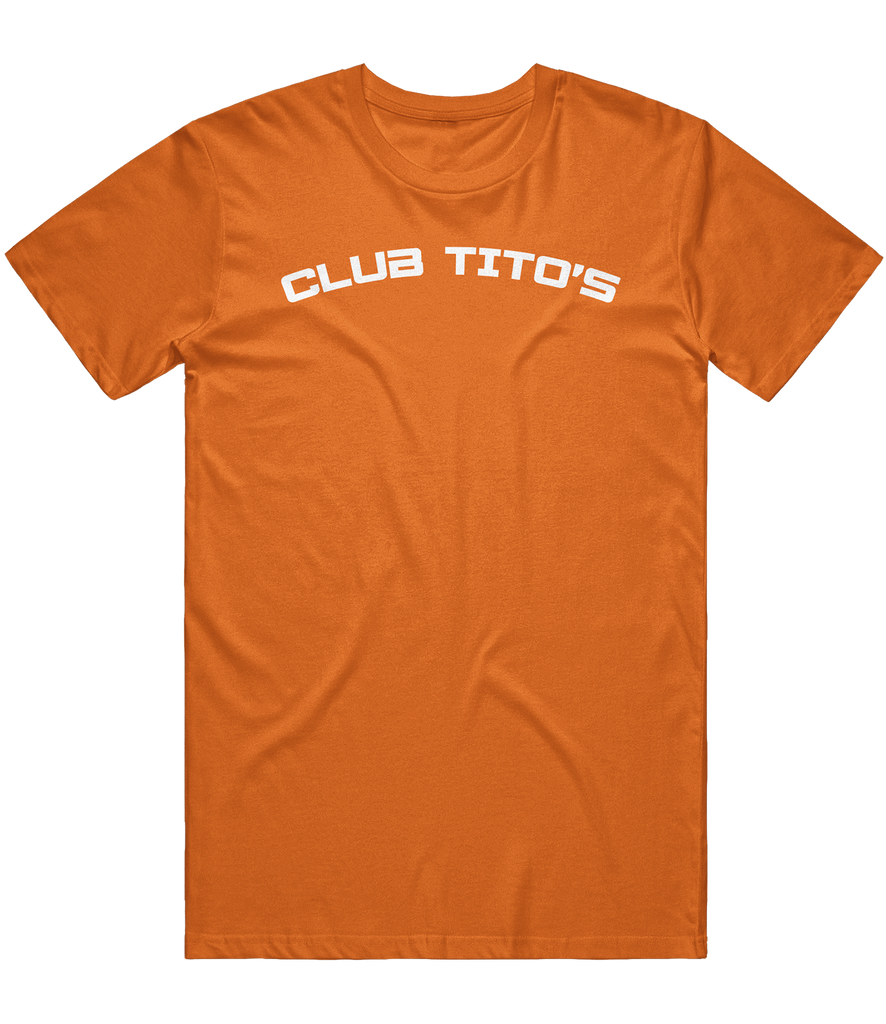 Club Tito's Text Tee - Orange