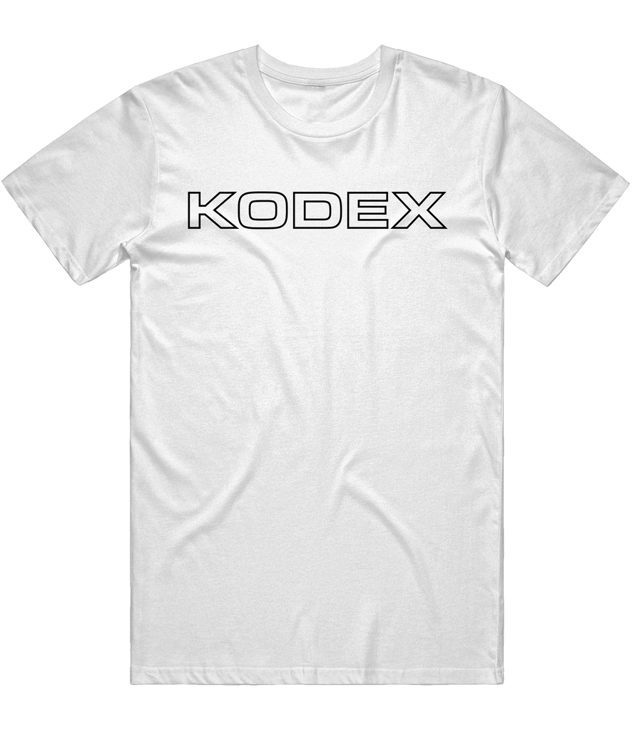 Kodex Text Tee - White