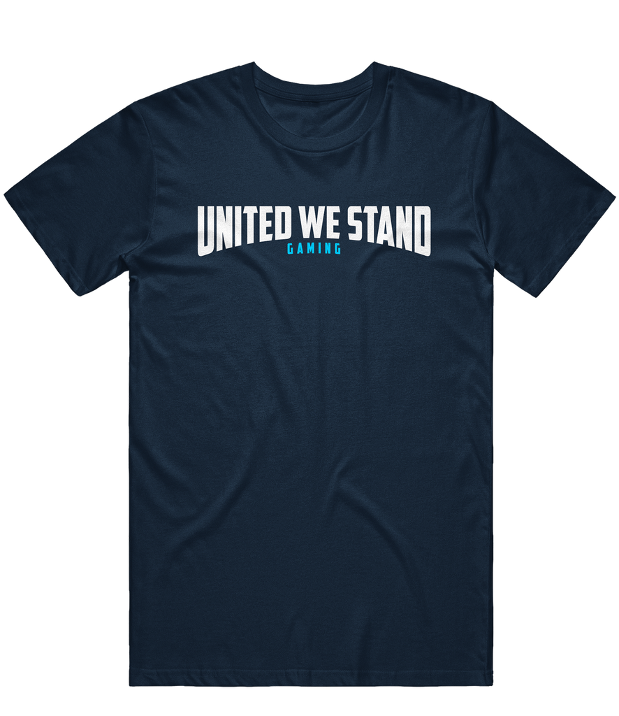 United We Stand Text Tee - Navy