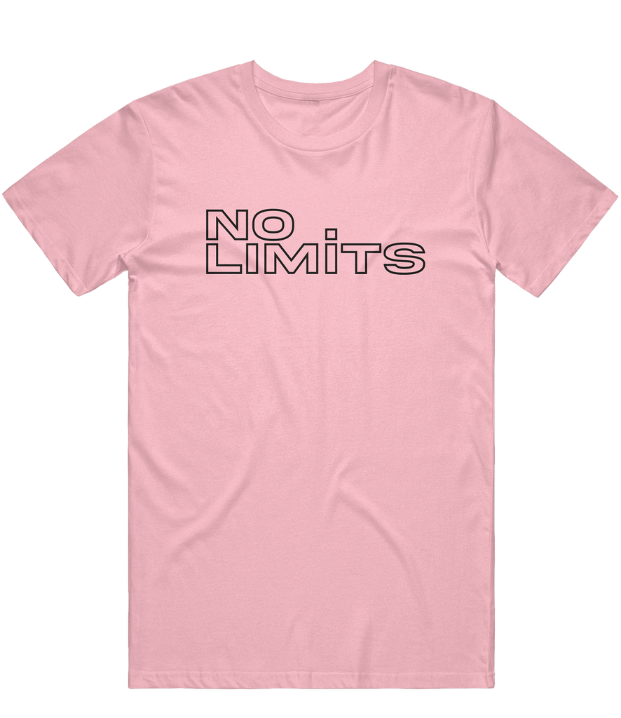 No Limits Outline Tee - Pink