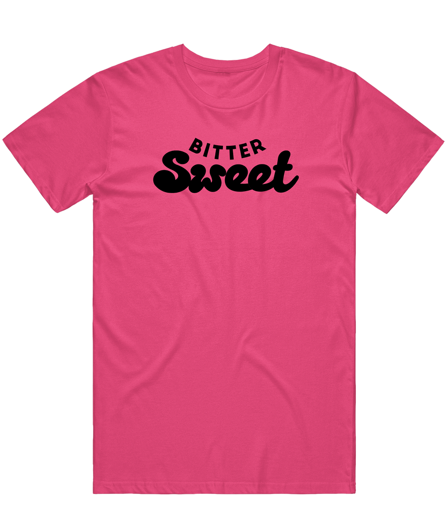 BitterSweet Text Tee - Pink