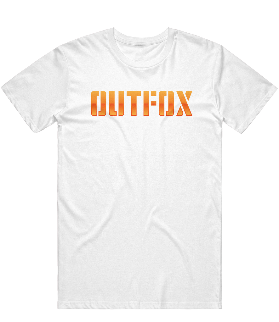 Outfox Text Tee - White