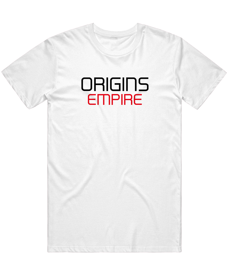 Origins Empire Text Tee - White