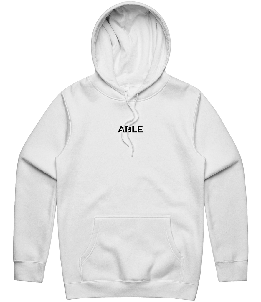 ABLE Text Hoodie - White - ARMA