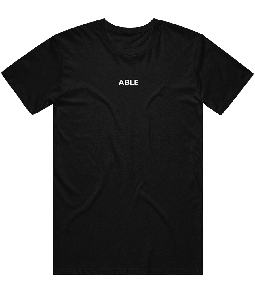 ABLE Text Tee - Black - ARMA