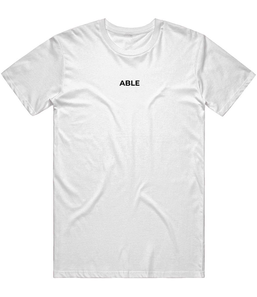 ABLE Text Tee - White - ARMA