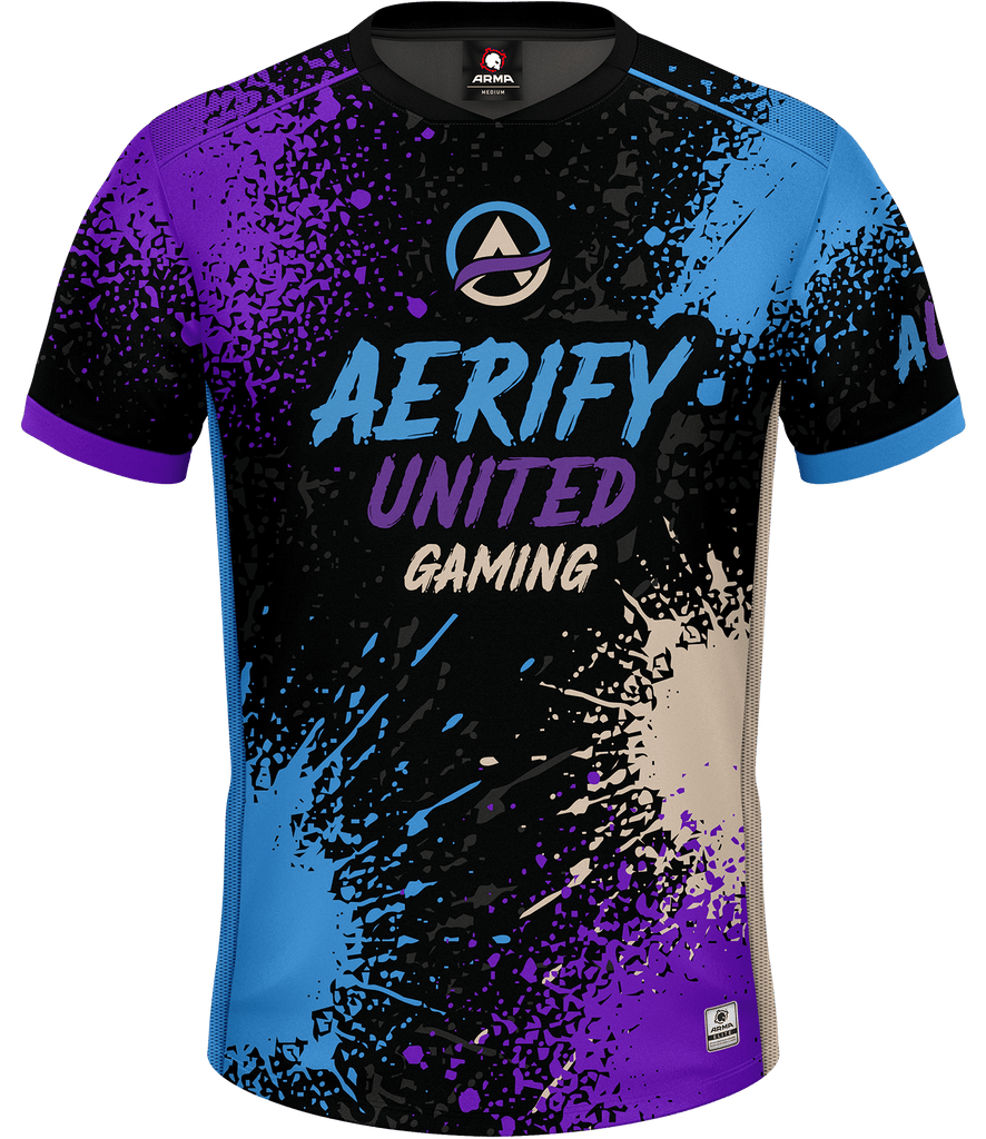 Aerify United Gaming ELITE Jersey - Black - ARMA