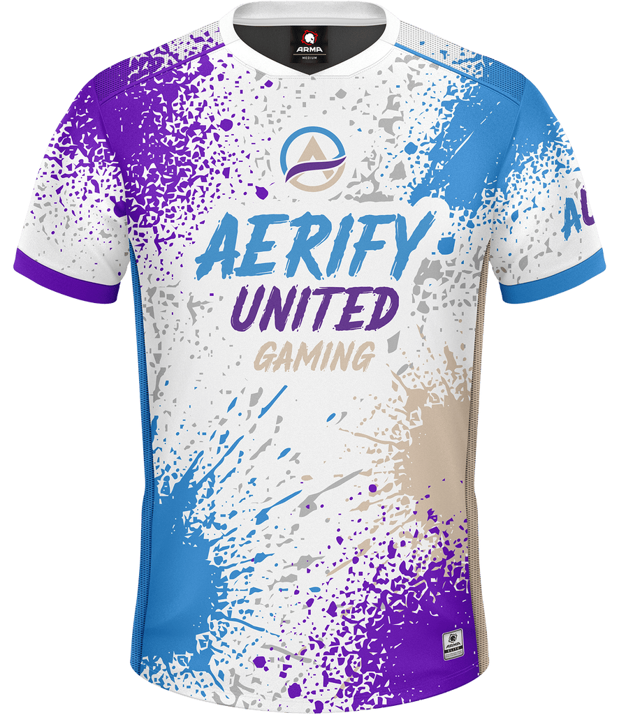 Aerify United Gaming ELITE Jersey - White - ARMA