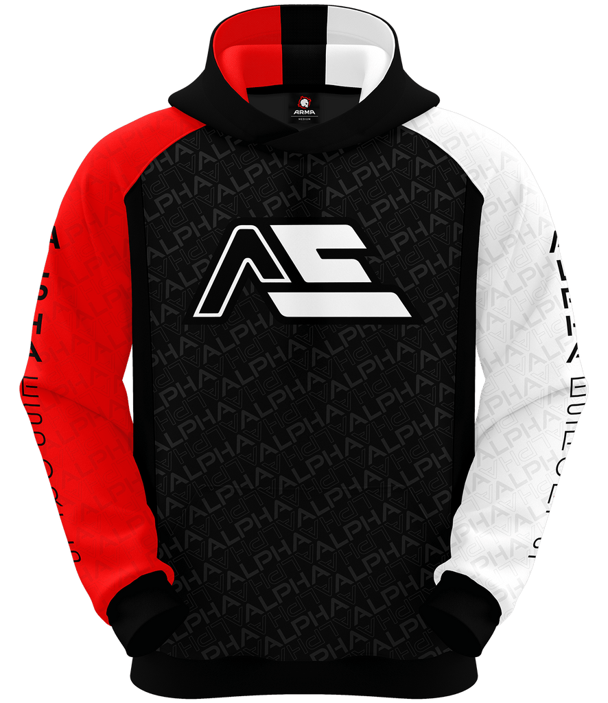 Alpha Esports ELITE Hoodie - Red - ARMA