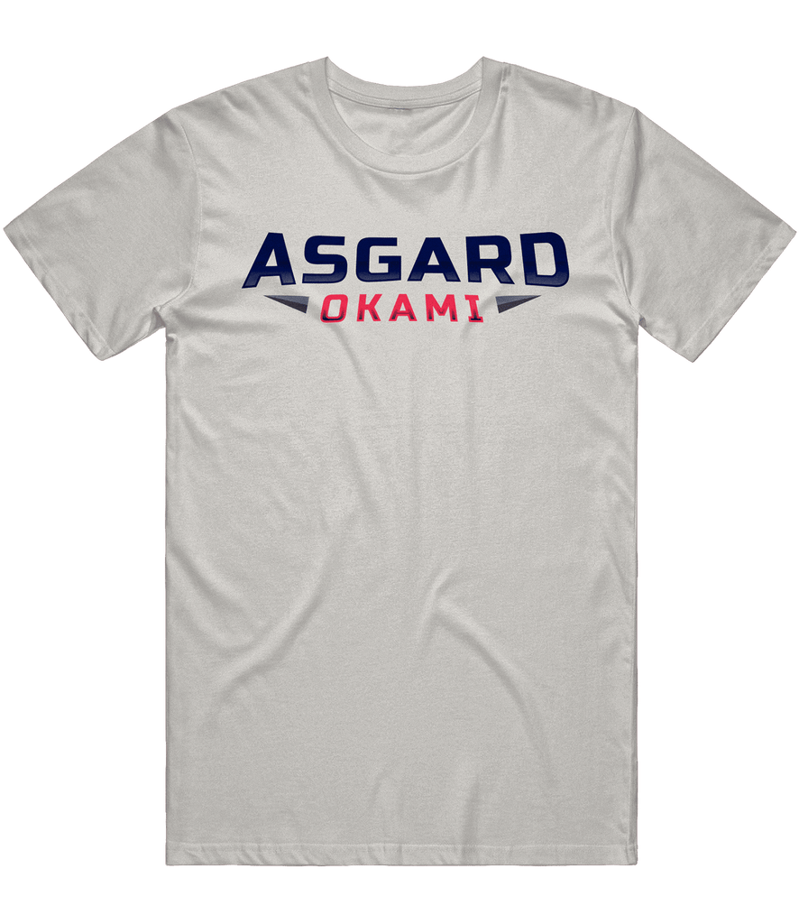 Asgard Okami Text Tee - Light Grey - ARMA