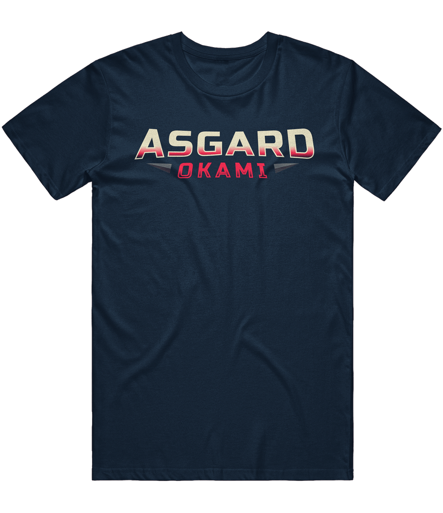 Asgard Okami Text Tee - Navy - ARMA