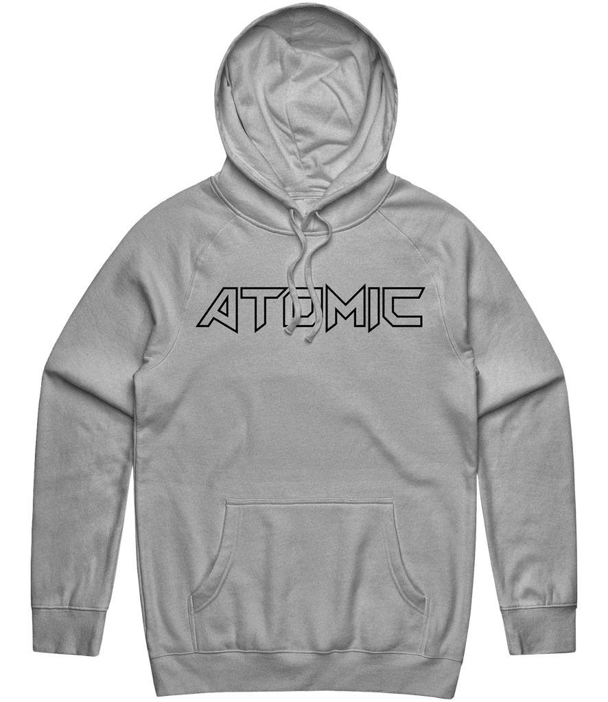 Atomic Text Hoodie - Grey - ARMA
