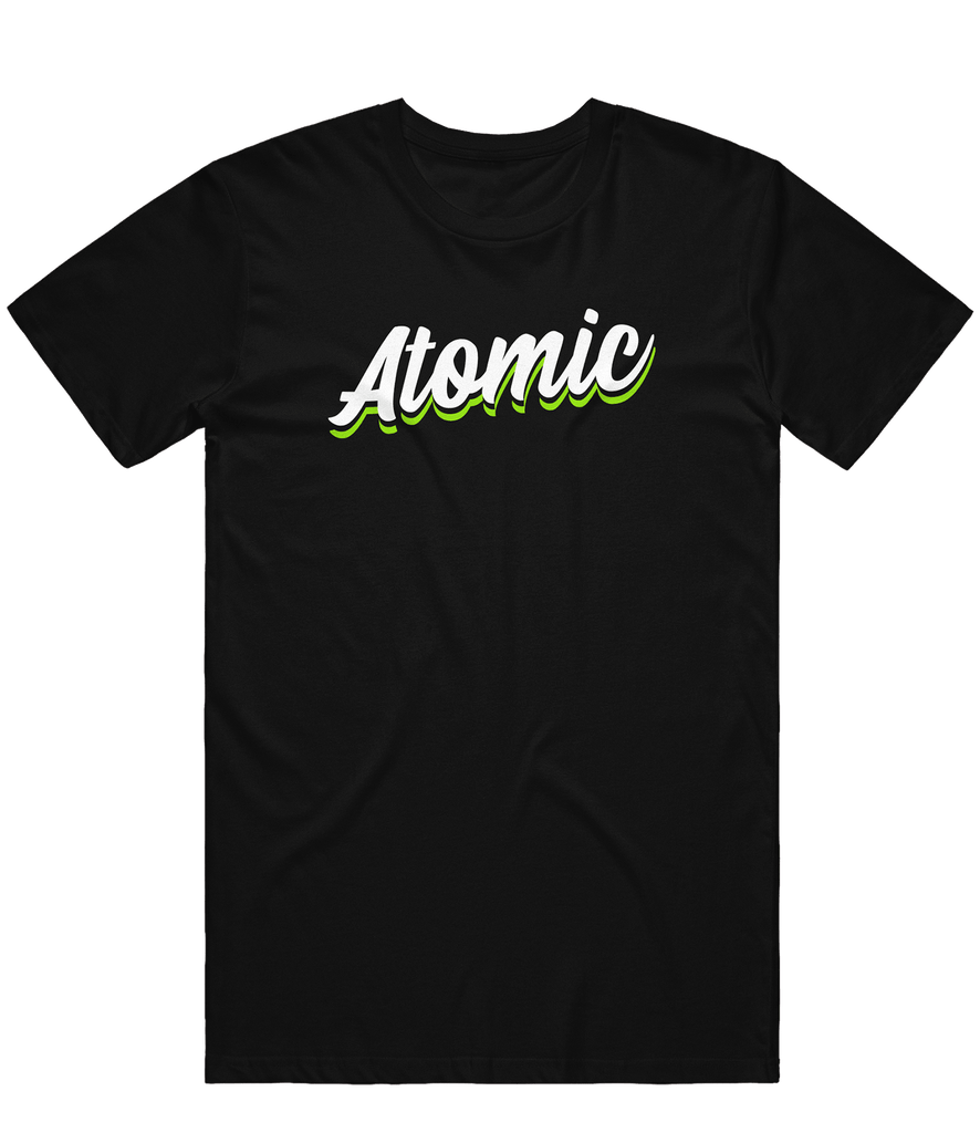 Atomic Text Tee - Black - ARMA