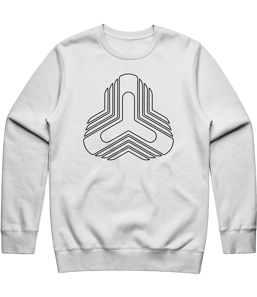 Automata Outline Crewneck - White - ARMA