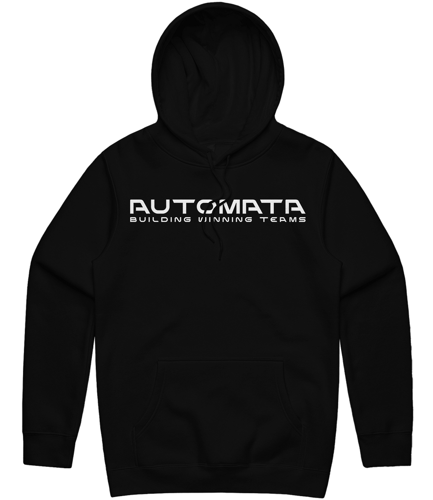 Automata Text Hoodie - Black - ARMA
