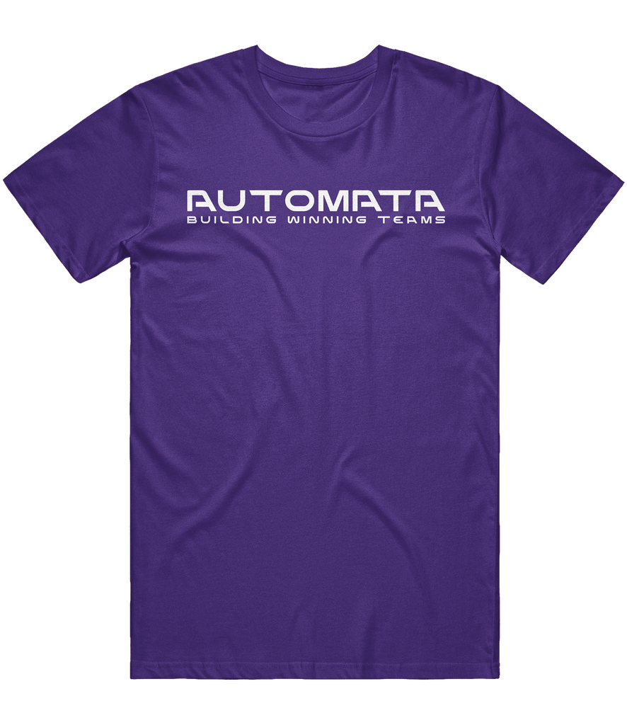Automata Text Tee - Purple - ARMA