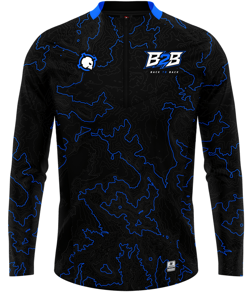 Back2Back ELITE Quarter Zip - Blue - ARMA