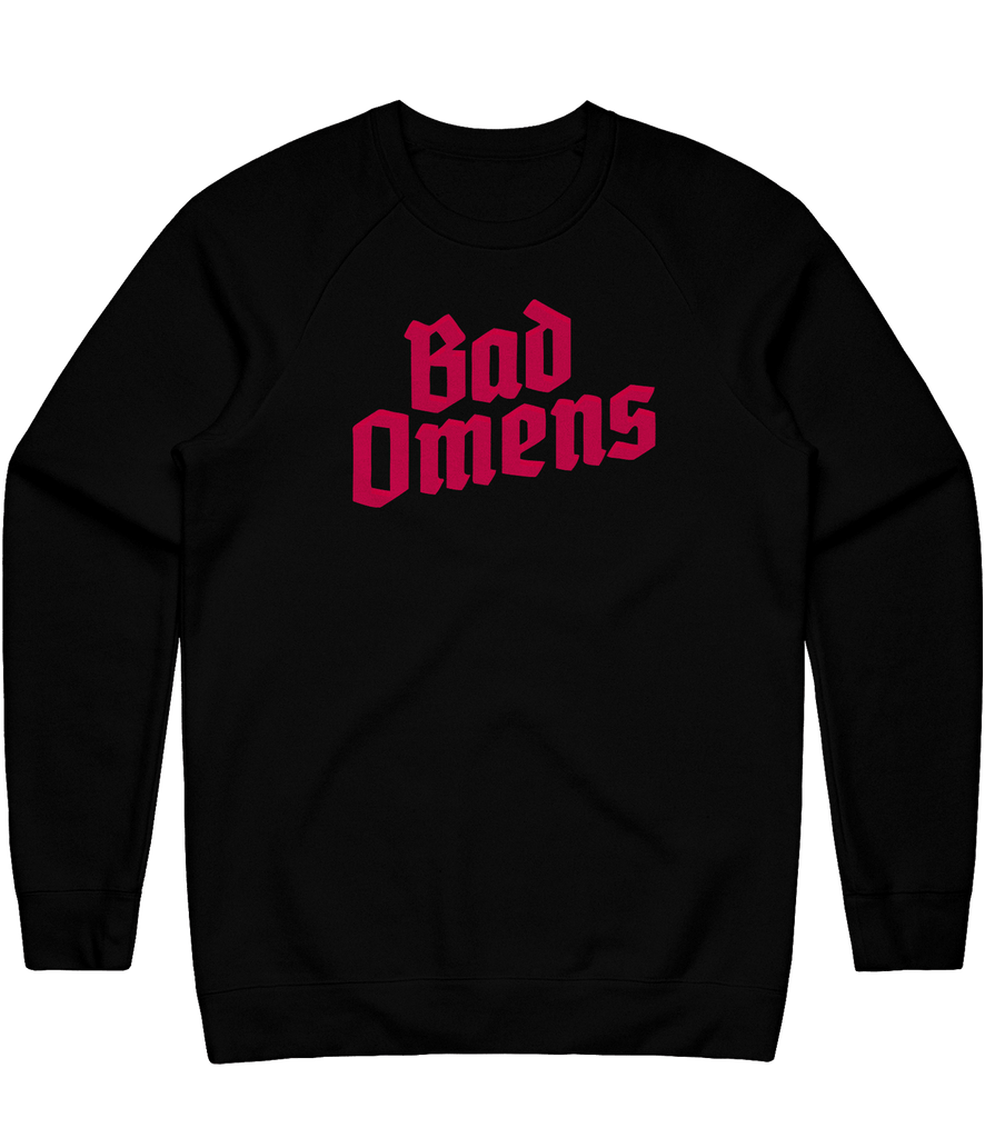 Bad Omens Text Crewneck - Black - ARMA
