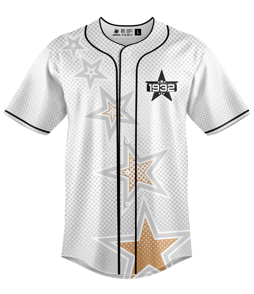 1932 Stars Baseball Jersey