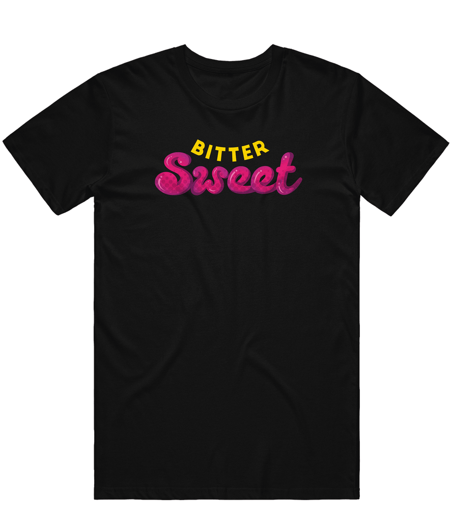 Text Tee — Black