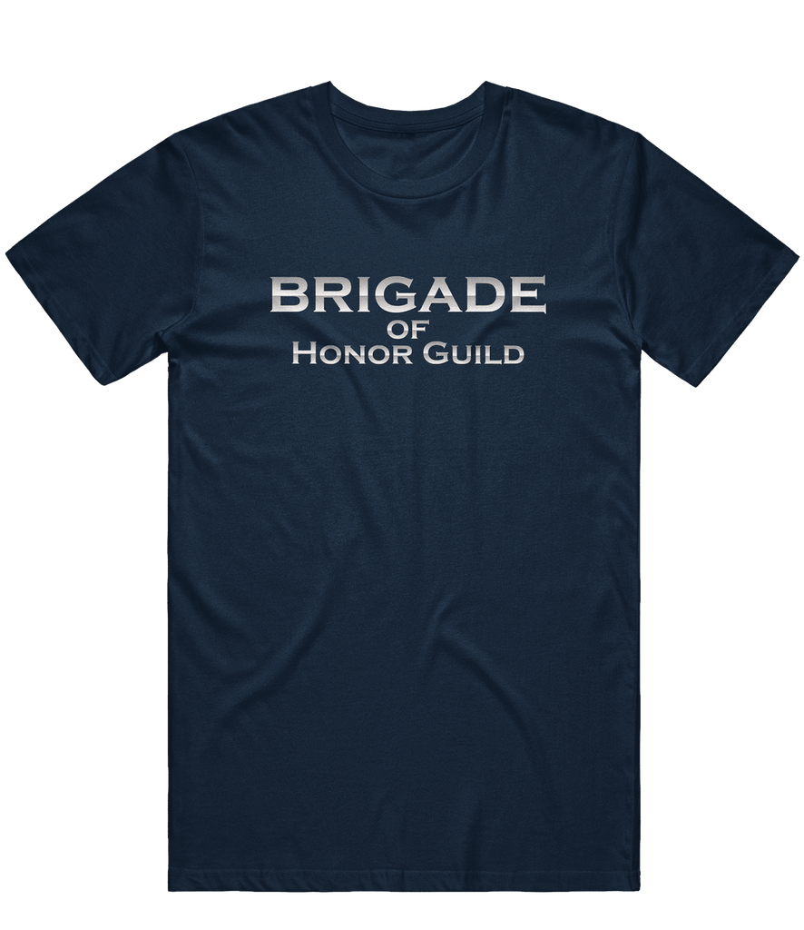 Brigade of Honor Text Tee - Navy - ARMA