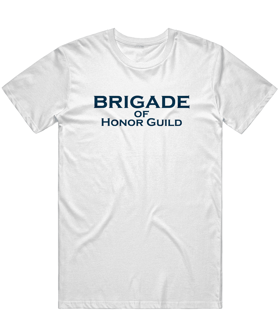 Brigade of Honor Text Tee - White - ARMA
