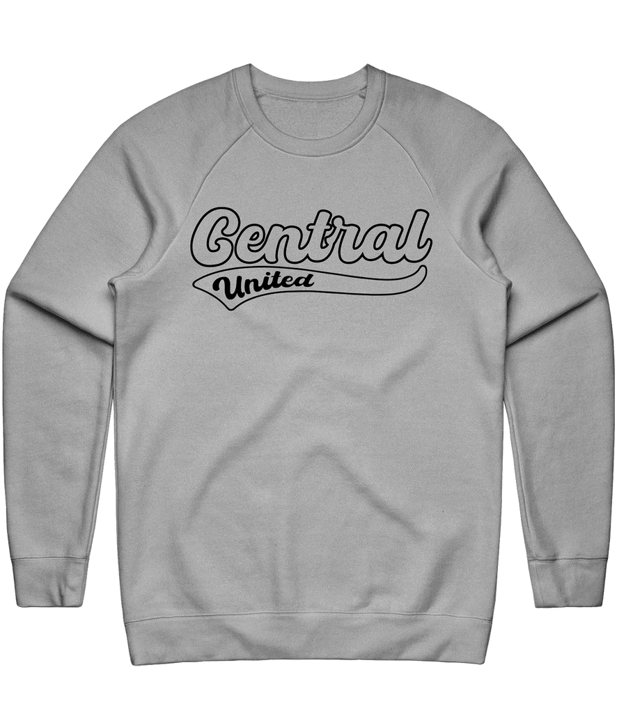 Central United Motorsport Text Crewneck - Grey - ARMA