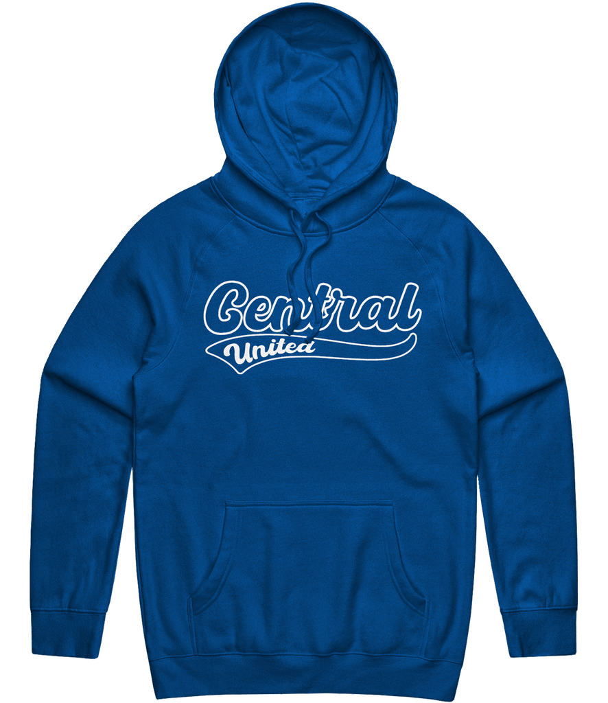 Central United Motorsport Text Hoodie - Blue - ARMA