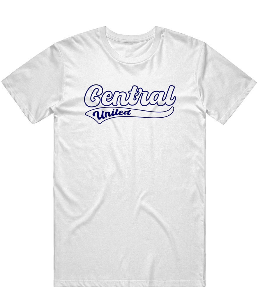 Central United Motorsport Text Tee - White - ARMA