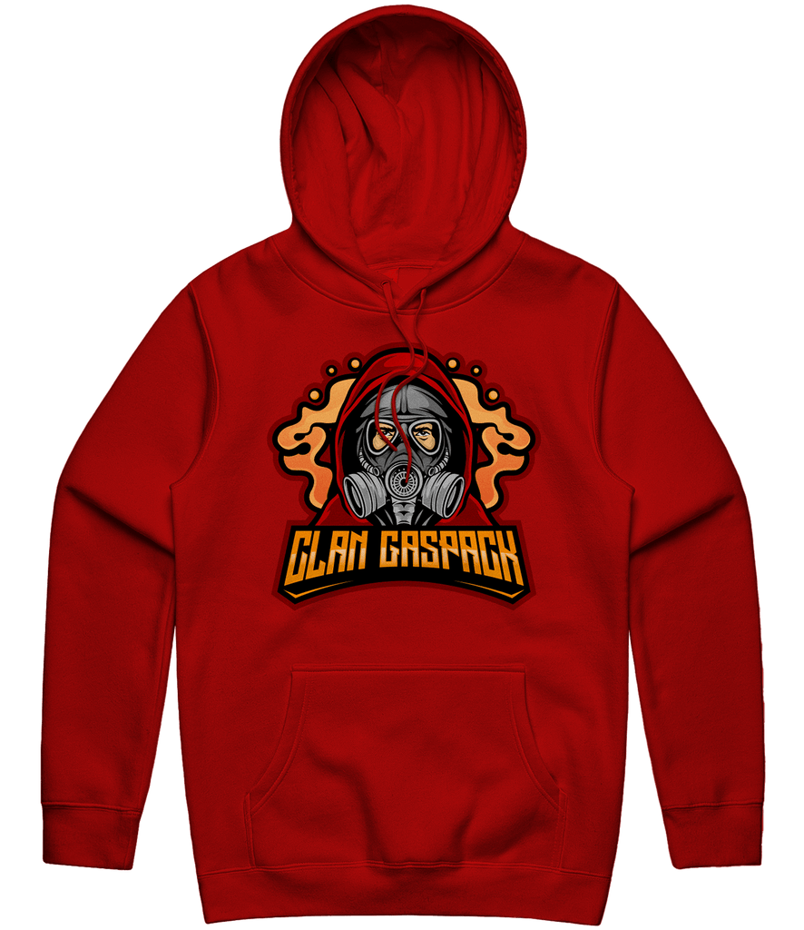 Clan GasPack Logo Hoodie - Red - ARMA