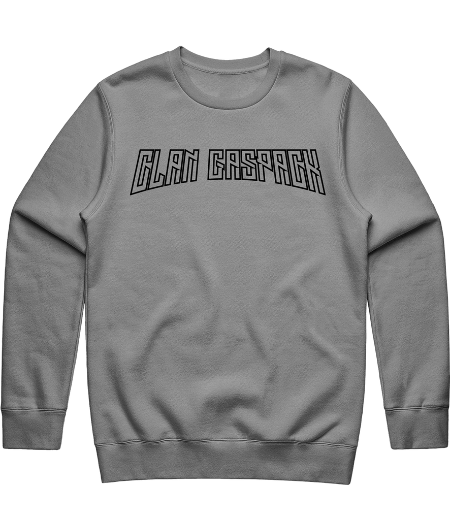 Clan GasPack Text Crewneck - Grey - ARMA