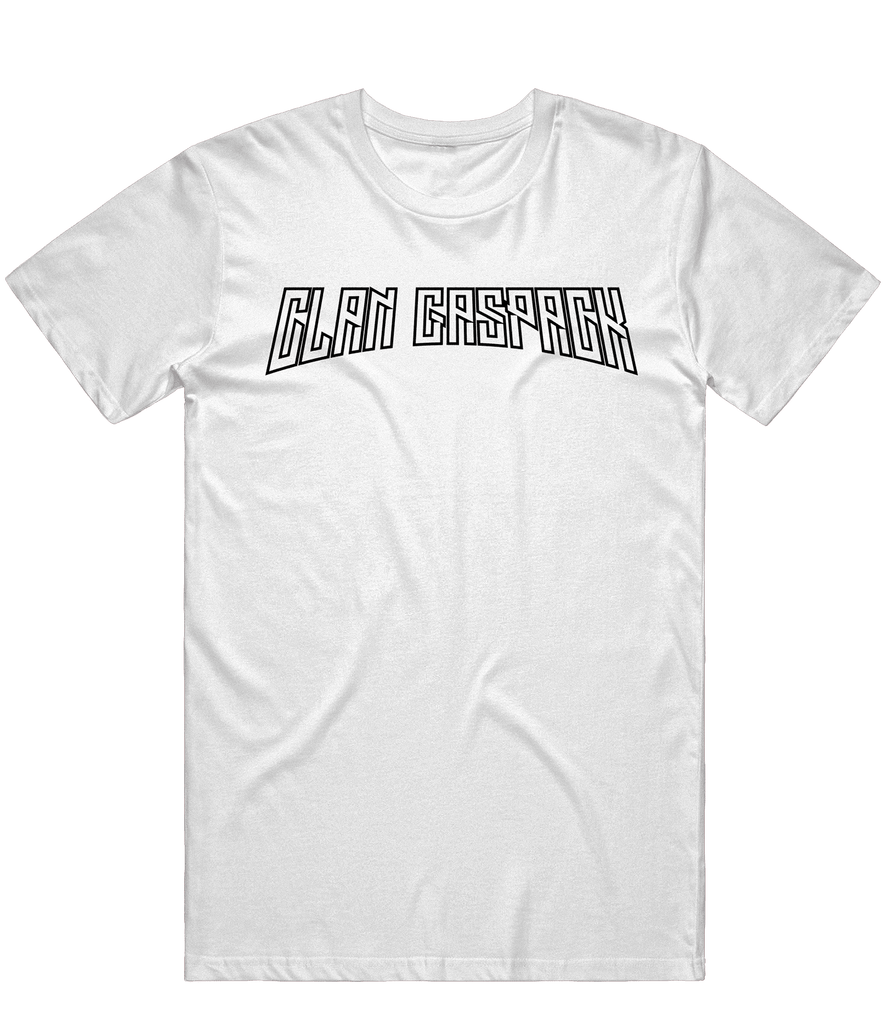 Clan GasPack Text Tee - White - ARMA
