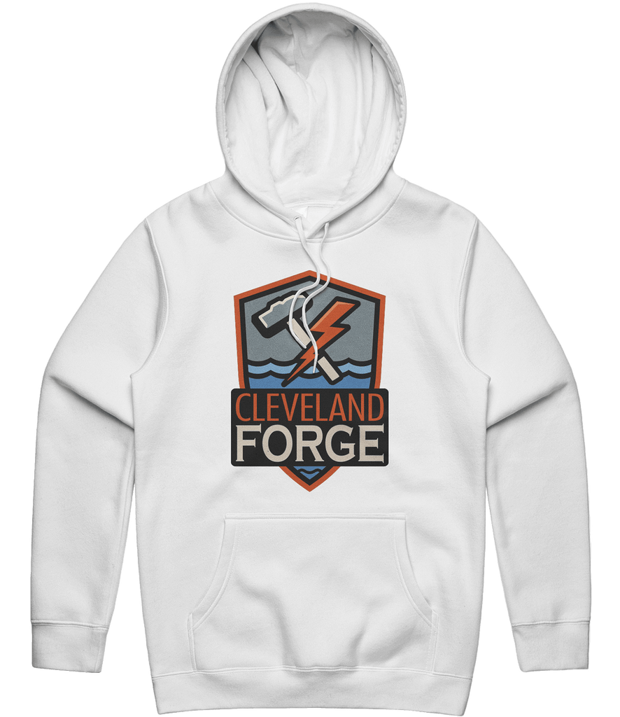 Cleveland Forge Logo Hoodie - White - ARMA